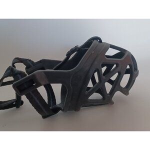 Basket Breathable Silicone Dog Muzzle Anti-Barking/Chewing Sz 2